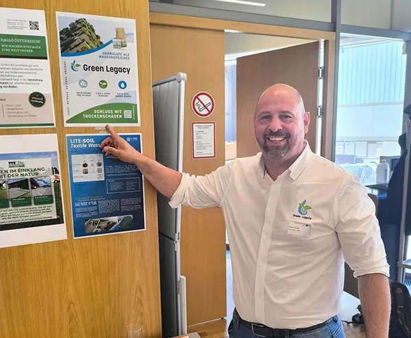Grünstattgrau, Netzwerpartnertreffen, Galabau, Begrünung, Kommunen, Städte, Gemeinde, Polygrain, Wasserspeichernd,  Hydrogel