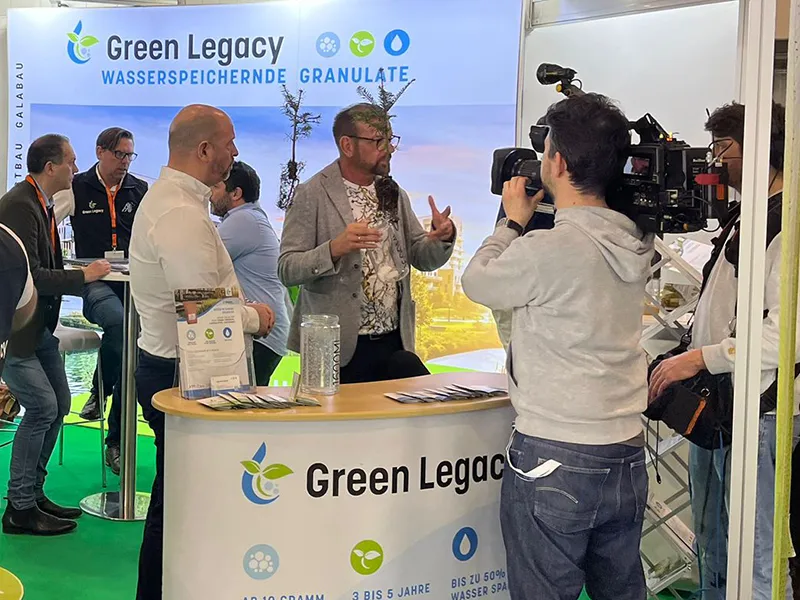 IPM Essen, Galabau, Messe 2025, Karl Ploberger, POLYGRAIN, POLYSORB, Natur im Garten, Biologisch, Sendung Konkret, ORF